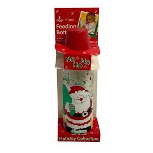 Luv N Care Vintage Feeding Baby Bottle Holiday Collection Ho Ho Ho Santa Claus